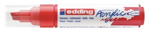 Akrilni marker E-5000 broad 5-10mm kosi vrh Edding crvena
