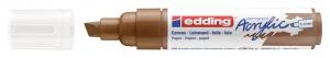 Akrilni marker E-5000 broad 5-10mm kosi vrh braon