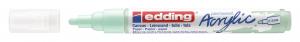 Akrilni marker E-5100 medium 2-3mm obli vrh mramorno zelena