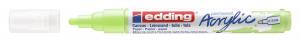 Akrilni marker E-5100 medium 2-3mm obli vrh pastelno zelena