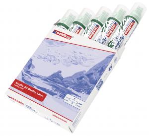 Akrilni marker E-5400 double-liner sa dva vrha zelena