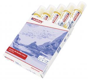 Akrilni marker E-5400 double-liner sa dva vrha žuta