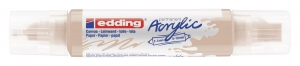Akrilni marker E-5400 double-liner sa dva vrha Edding oker