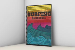 Blokčić A6 spirala sa strane dečiji motiv 60 listova karo