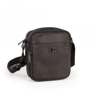 Torba na rame muška 15x18x7 cm Tibet braon