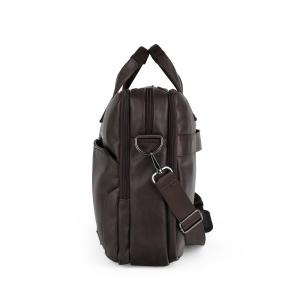 Notebook torba 42x31x11 cm  3 odeljka 15,6" Status braon
