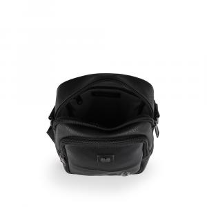 Torbica na rame muška 16x20x7 cm Snap crna