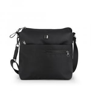 Torba na rame ženska 23x24x9 cm Bio crna