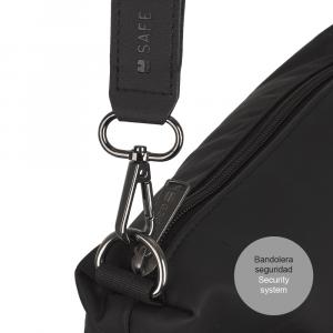 Torba na rame ženska 23x24x9 cm Bio crna