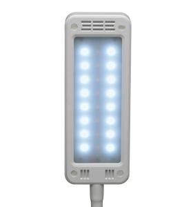 Stona lampa LED MAUL "pearly colour vario" sa dimerom bela