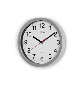 Zidni sat analogni MAUL "run" srebrna