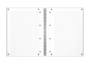 Sveska Oxford International Twin-Wire A4+ kvadratići 