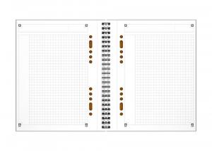 Sveska Oxford International Twin-Wire A5+ kvadratići 