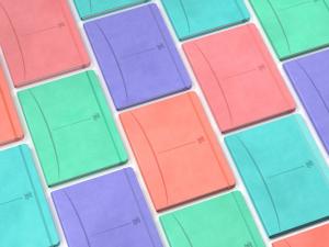 Sveska Oxford Office Signature pastel A5 kvadratići 