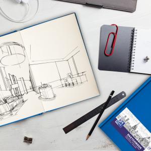 Sketchbook A5, tvrdi povez, 100g, 96 listova 