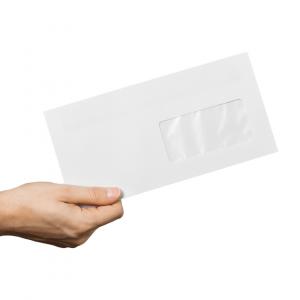 Koverat ameriken 110x230 mm, 80g, DP bela