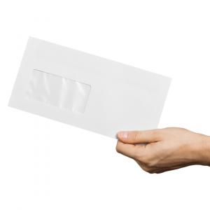 Koverat ameriken 110x230 mm, 80g, LP bela