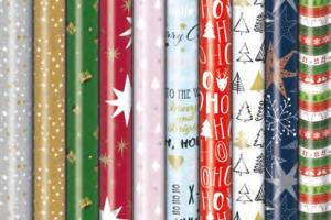 Ukrasni papir Praesenta, novogodišnji, 2mx70cm 