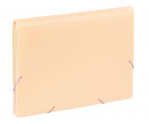 Expanding organizer sa 6 pregrada i gumicom Rainbow Pastel sortirano