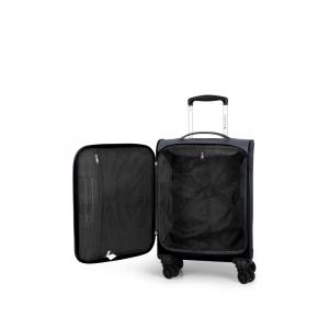 Kofer mali (kabinski) 38x55x20 cm  polyester 31l-2 kg Cloud extra light crna