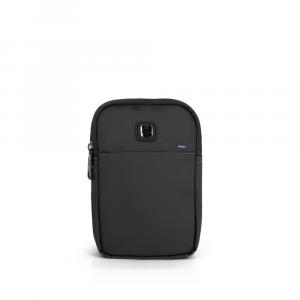 Torba na rame muška "cross" 12x18x4 cm Flash crna