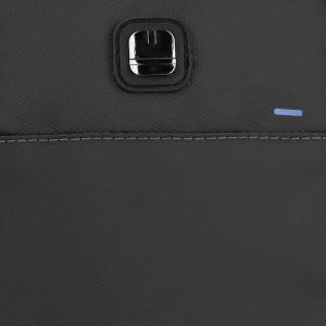 Torba na rame muška "cross" 12x18x4 cm Flash crna