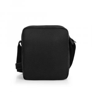 Torba na rame muška 18x22x7 cm Flash crna