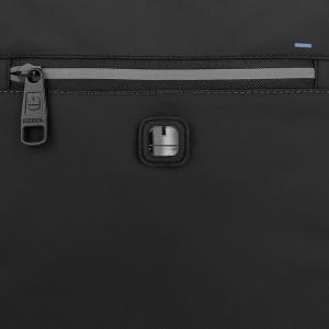 Torba na rame muška 18x22x7 cm Flash crna