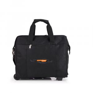 Torba putna sa točkićima  43x35x21 cm eko tekstil 23,2l/1,6 kg Week Eco crna