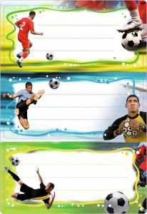 Stikeri VARIO SCHOOL SOCCER, GLITTERY 