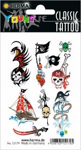Stikeri TATTOO PIRATS COLOUR 