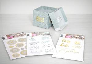 Stikeri CREATIVE ST.MANDALA GOLD- UND SILVER FOI 