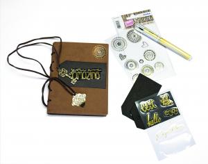 Stikeri CREATIVE HEARTS GOLD FOIL 