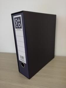 Registrator A4 normal O+CO sa Mikroval kutijom "Smart filing" plava
