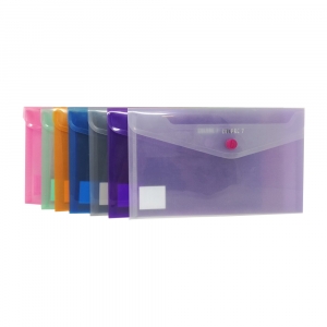 Fascikla pismo DIN lang transparent roze