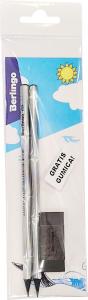 Grafitna olovka HB Berlingo Starlight x2+gumica Double black