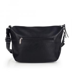 Torba na rame ženska 30x20x9 cm Anni crna