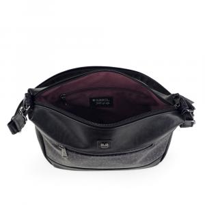 Torba na rame ženska 30x20x9 cm Anni crna