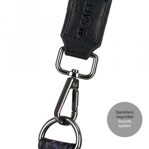 Torba na rame ženska 30x20x9 cm Anni crna