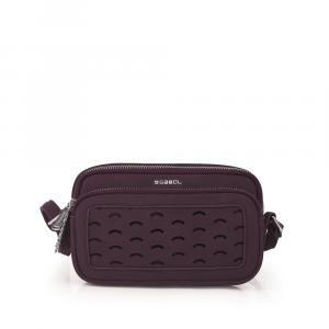 Torba na rame ženska 20x12x3 cm Thais bordo