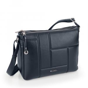 Torba na rame ženska 30x22x11 cm Cloe plava