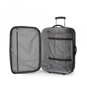 Kofer srednji 44x66x27/31,5 cm  polyester 66,6/76,9l-2,8 kg 2 točka Orbit crna