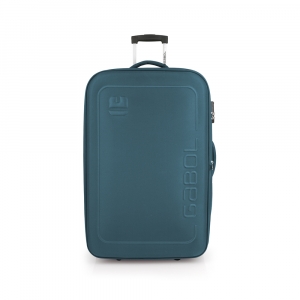Kofer veliki 47x76x31,5/35 cm  polyester 89,5/105,5l-3,2 kg 2 točka Orbit Gabol tirkiz