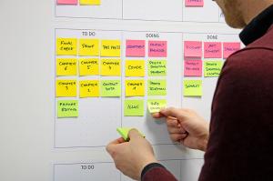 Samolepljivi KANBAN BOARD set u rolni 300mm x 4,57m 