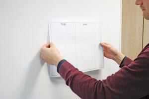 Samolepljivi KANBAN BOARD set u rolni 300mm x 4,57m 