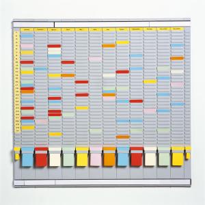 Planer set za T-kartice godišnji 785x825mm, 35 slots, uklučene kartice, Jalema - Djois