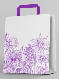 Ukrasna papirna kesa medium, 18x22x9 Ostalo