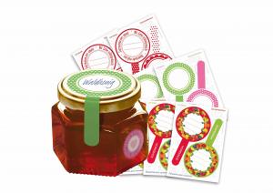 Stikeri VARIO KITCHEN LABELS FOR LID  o44 GREEN 
