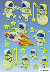 Stikeri MAGIC LUCA ON THE MOON, LUMINOUS Herma 