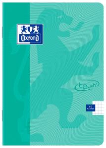 Sveska A5 Oxford soft TP 60 lista Touch Pastel, 90g, optički papir, margine tirkiz karo